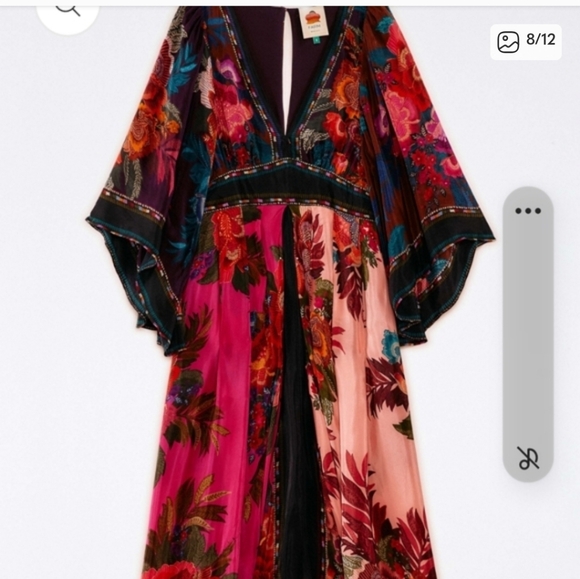 FARM Rio Floral Maxi Dress - Pink and Black - Picture 7 of 10